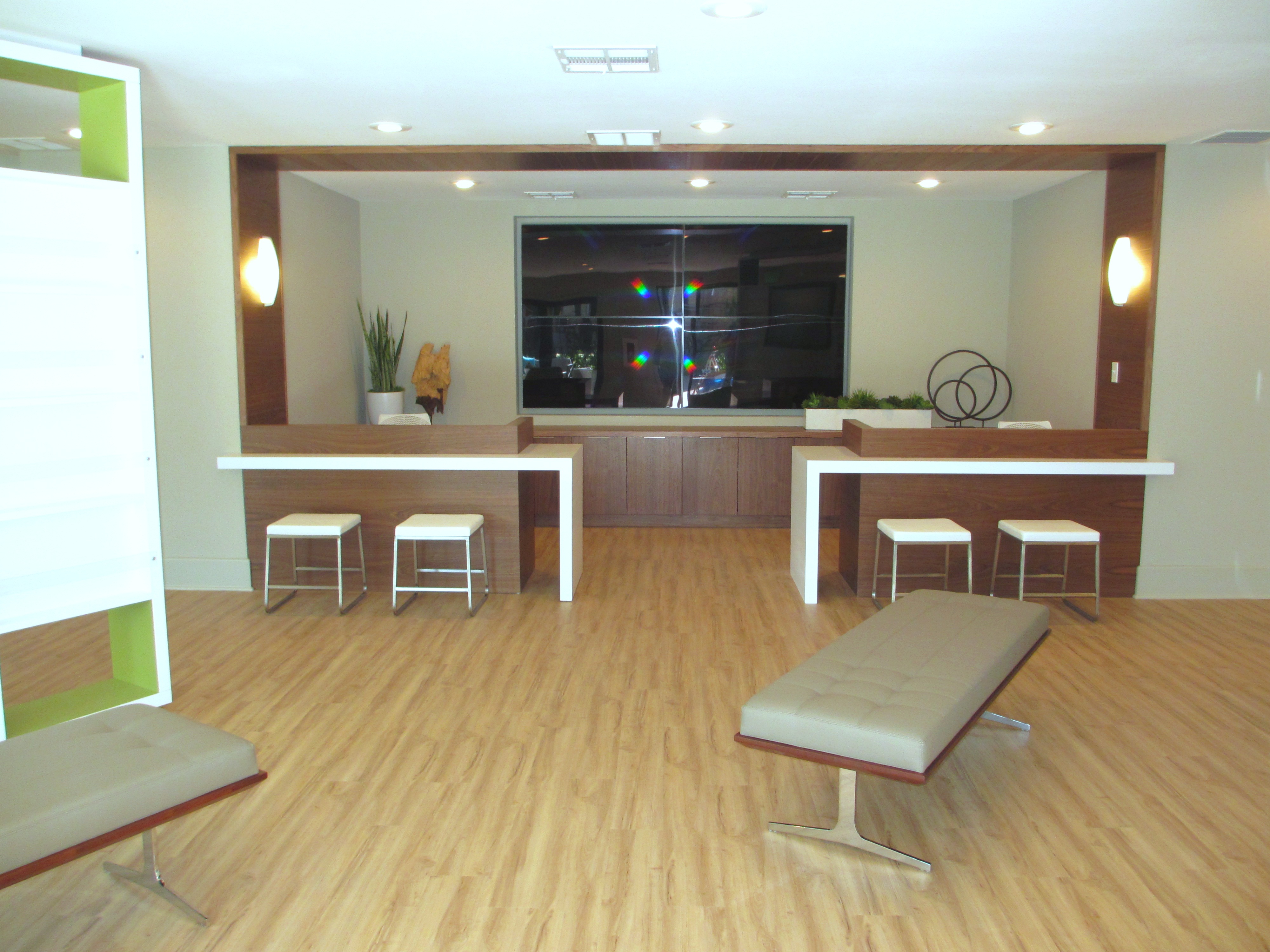 Playa Vista sales office — amenity lounge